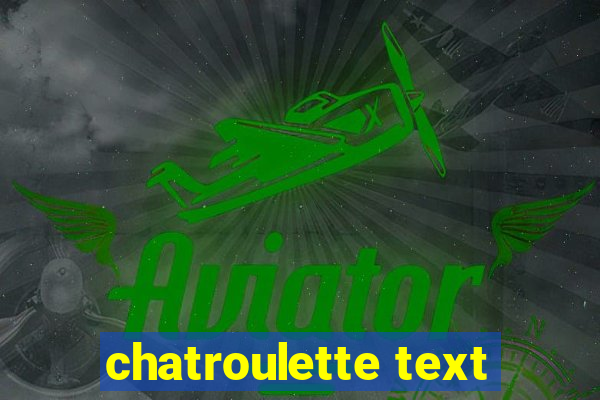 chatroulette text